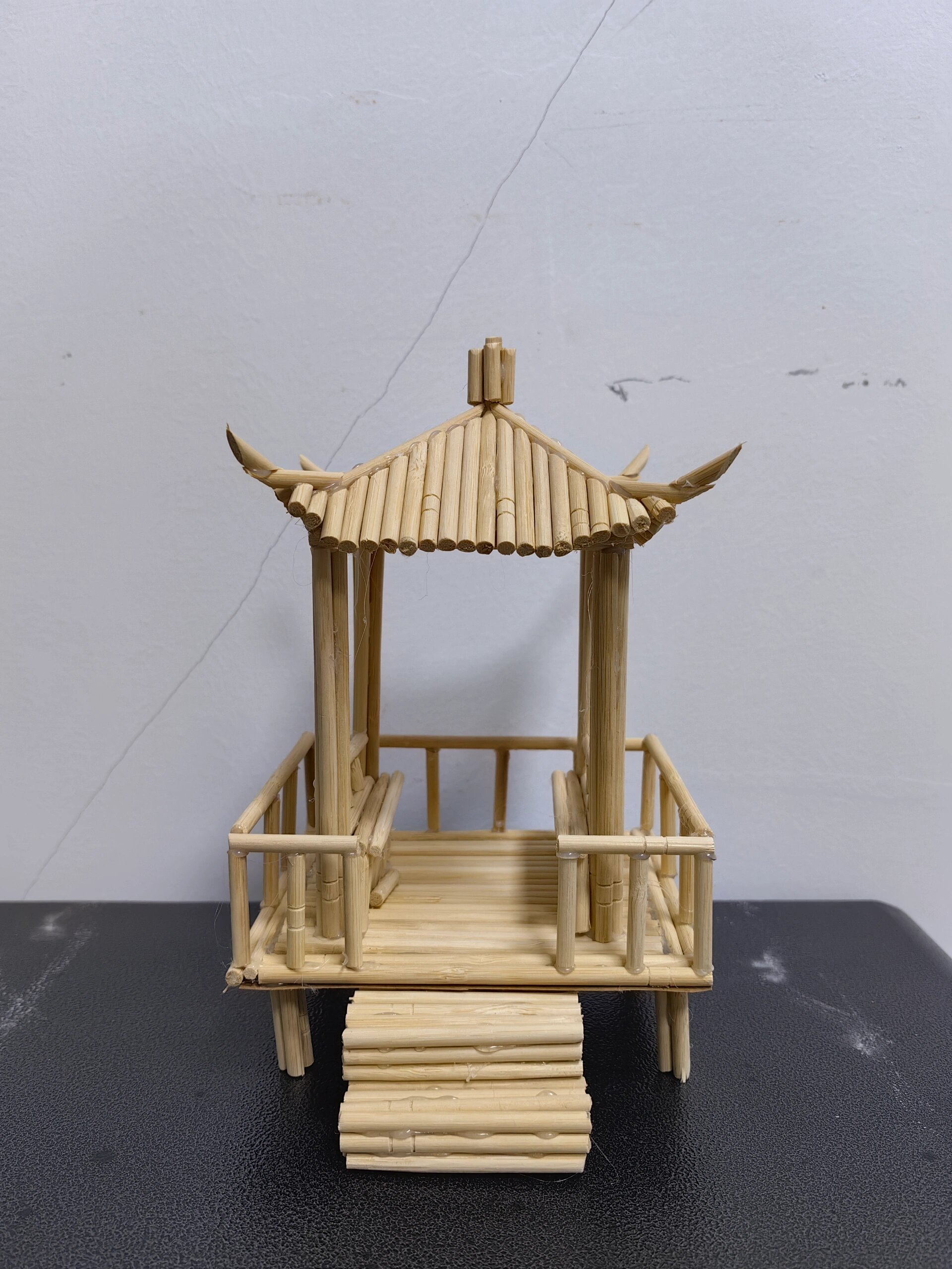 手工自制筷子亭子