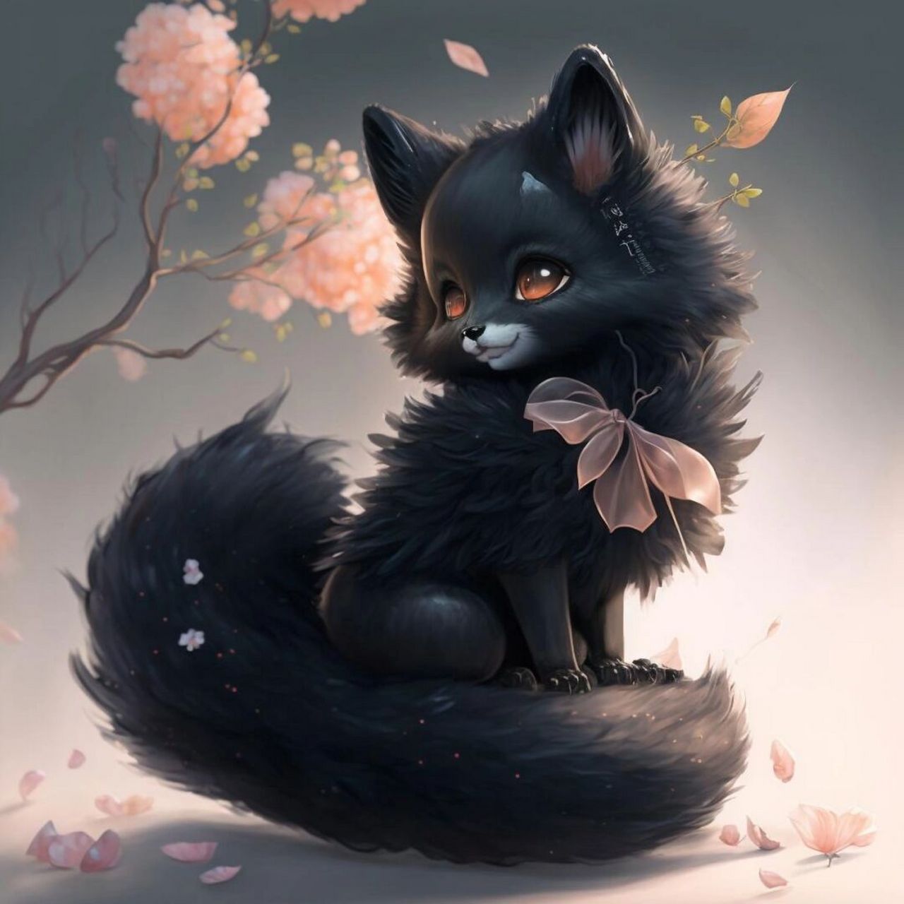 ai七彩小狐狸 这么多颜色的小狐狸,你们喜欢哪一种颜色的?