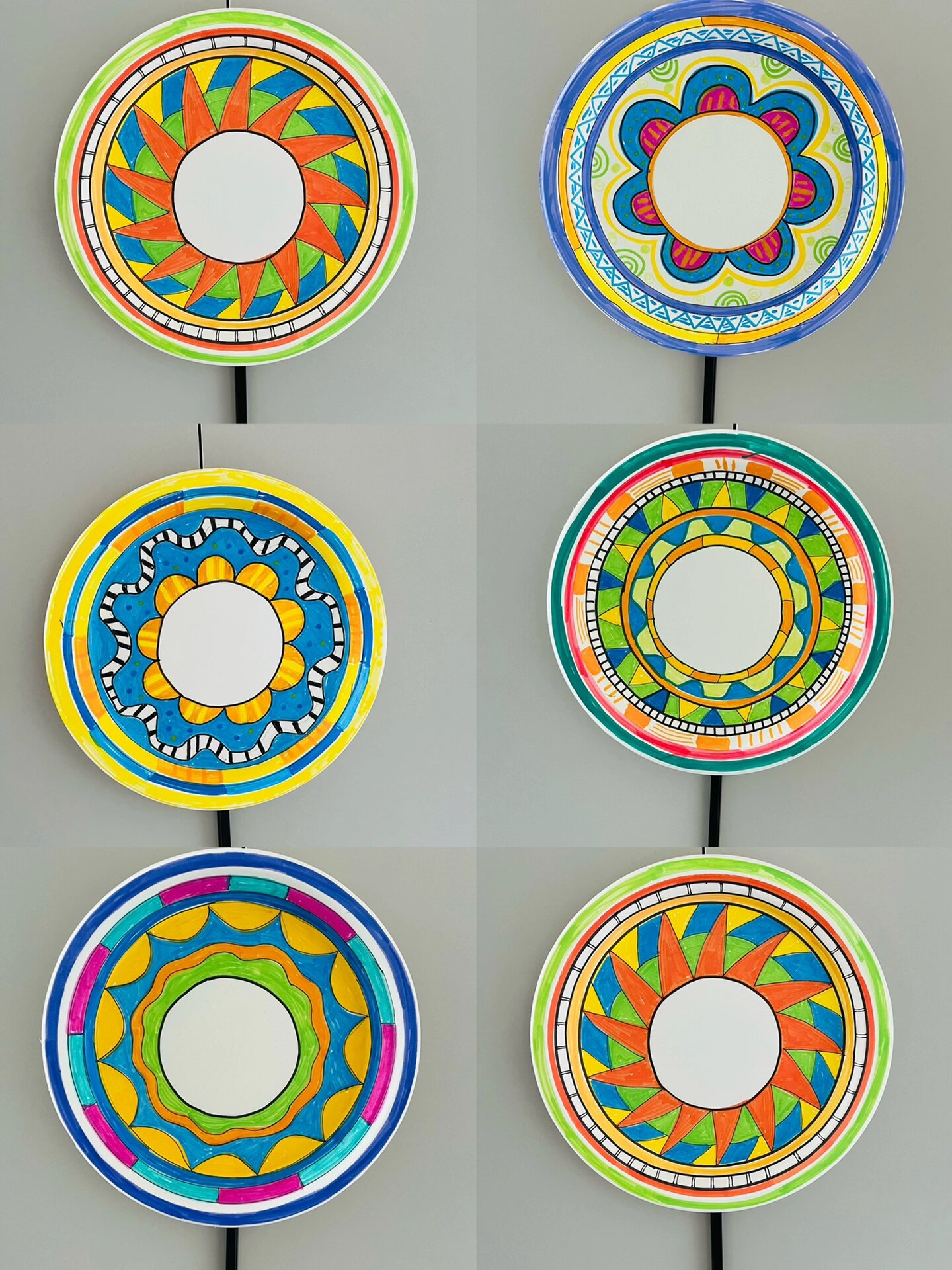 幼儿园纸盘环创 纸盘装饰