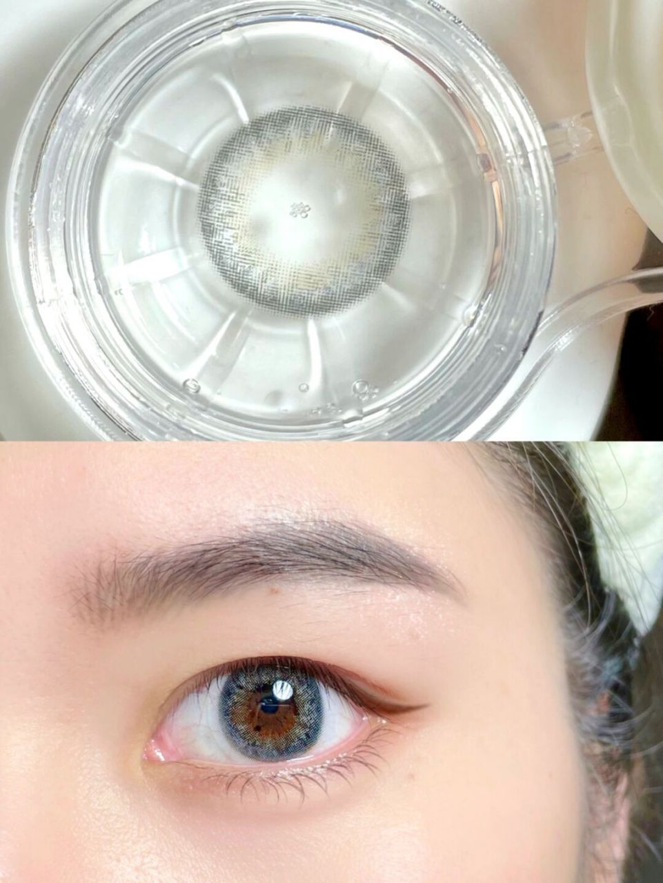 奔着可可爱爱的包装盒 盲入了holynara韩国美瞳和叽米发表情包联名款