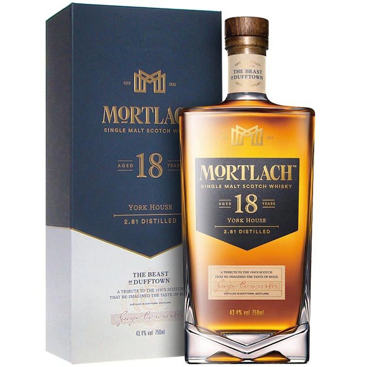 慕赫18年单一麦芽苏格兰威士忌 mortlach 18 years old york house
