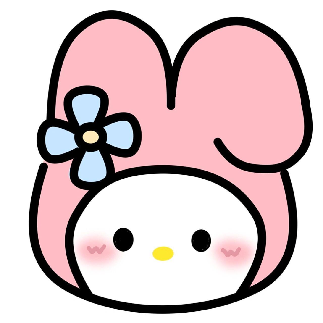 简笔画|可爱的美乐蒂来咯～附教程