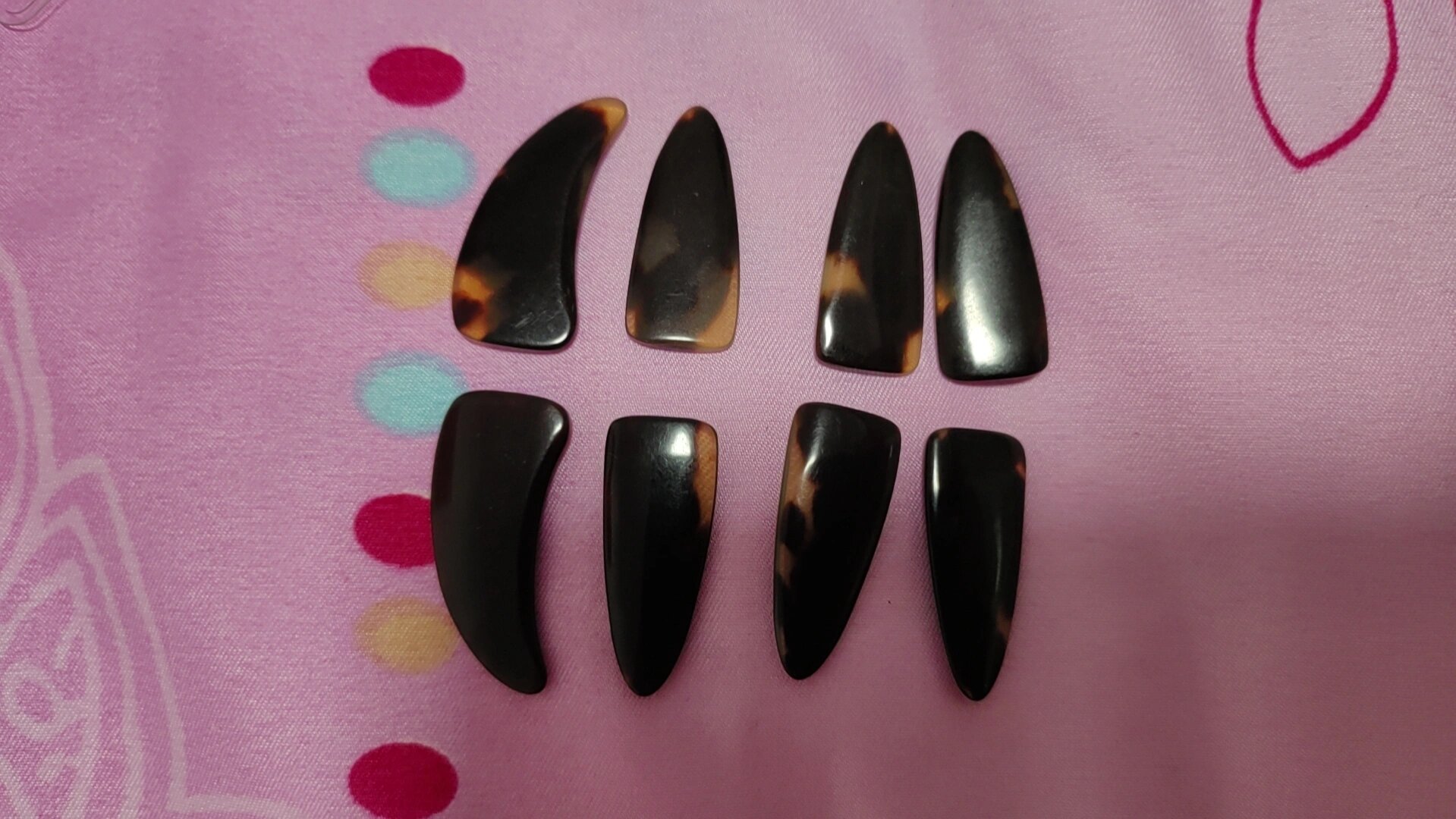 真正的玳瑁古筝指甲