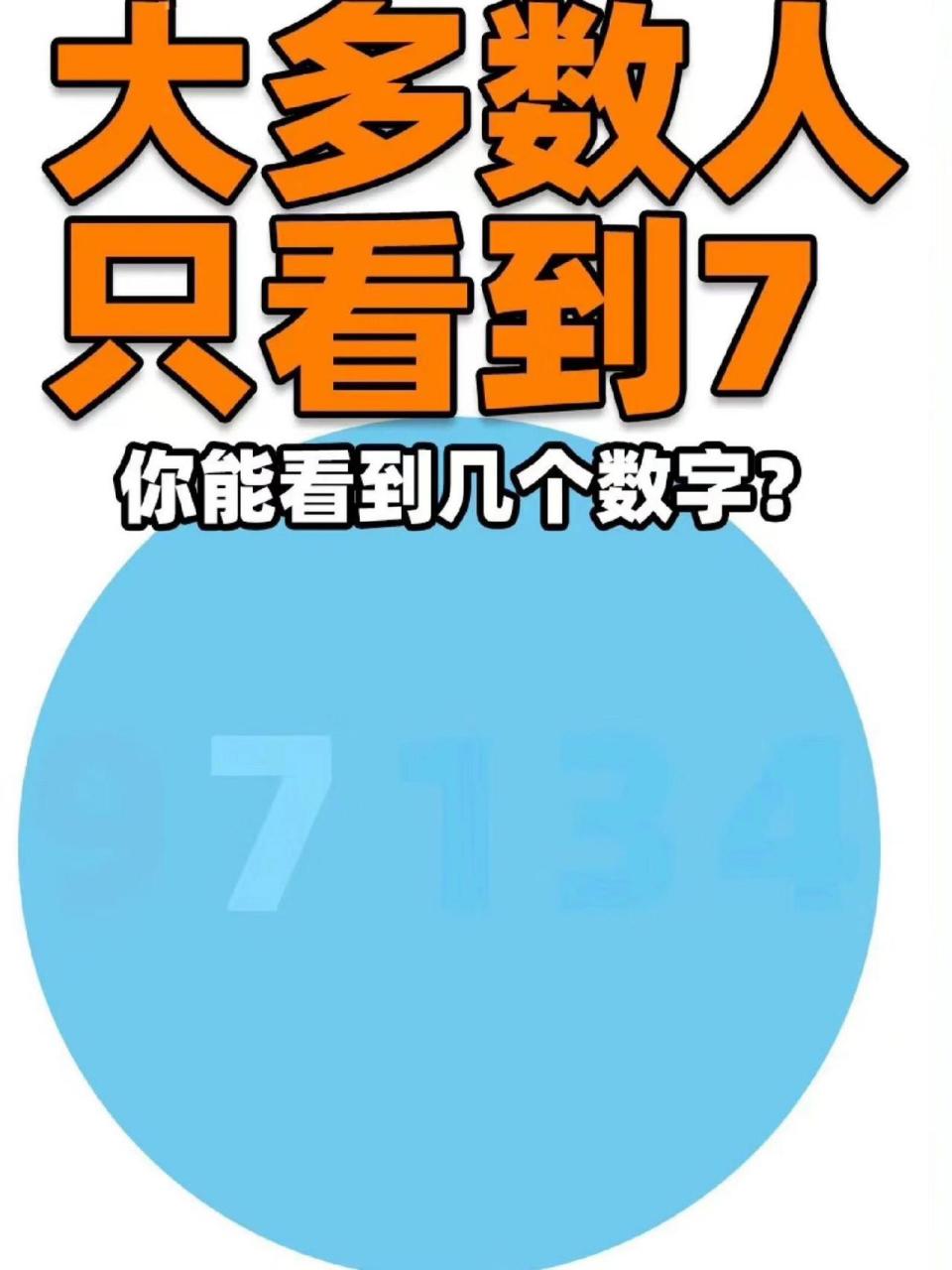 看图猜数字 眼力测试