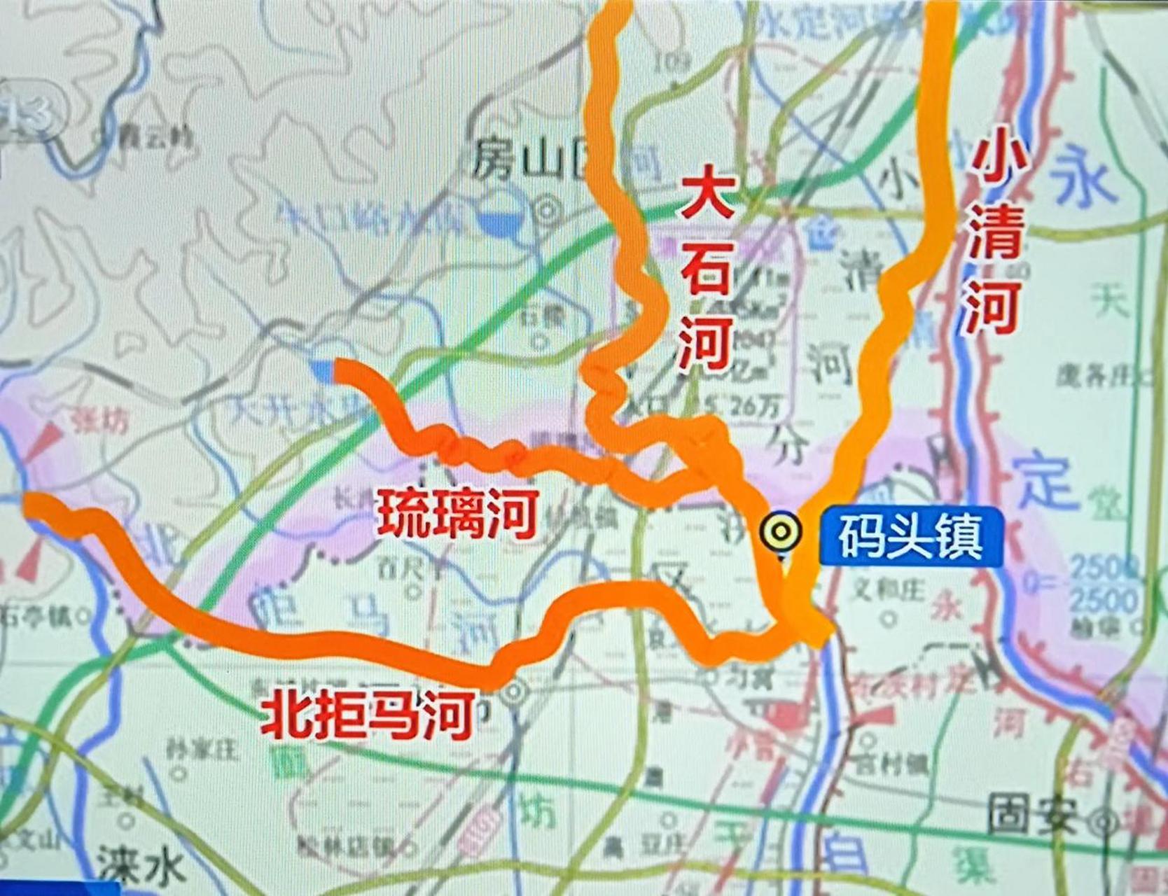 涿州市码头镇是四河交汇处,小清河,大石河,琉璃河,北拒马河,都在码头