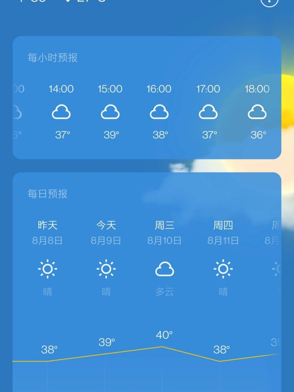 宜昌这天气,我真的要熟了 每天查看一番何时下雨降温,每天都在刷新我