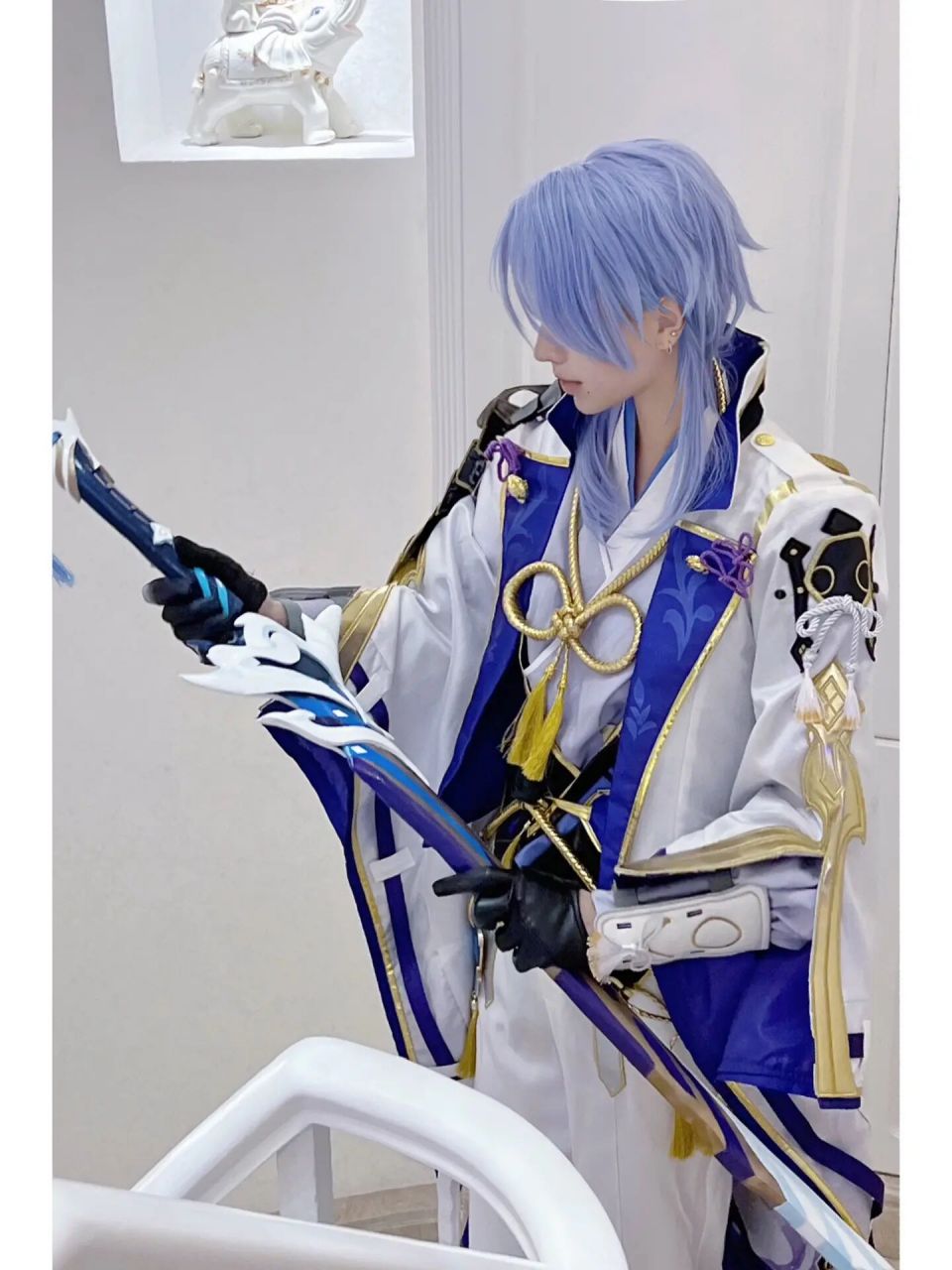 神里绫人cos|"多谢你赠予我如此珍贵之剑.