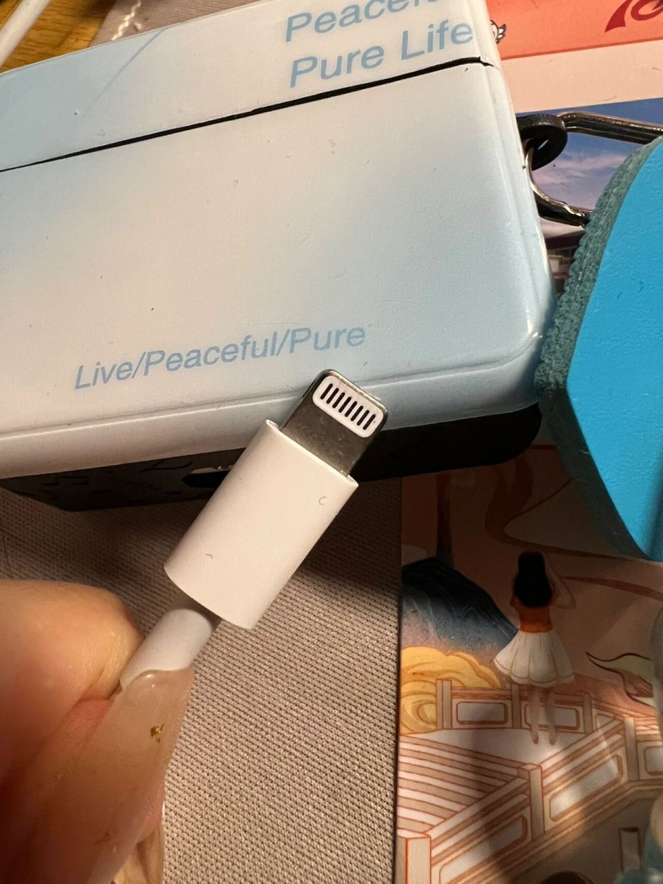 苹果充电器漏电!