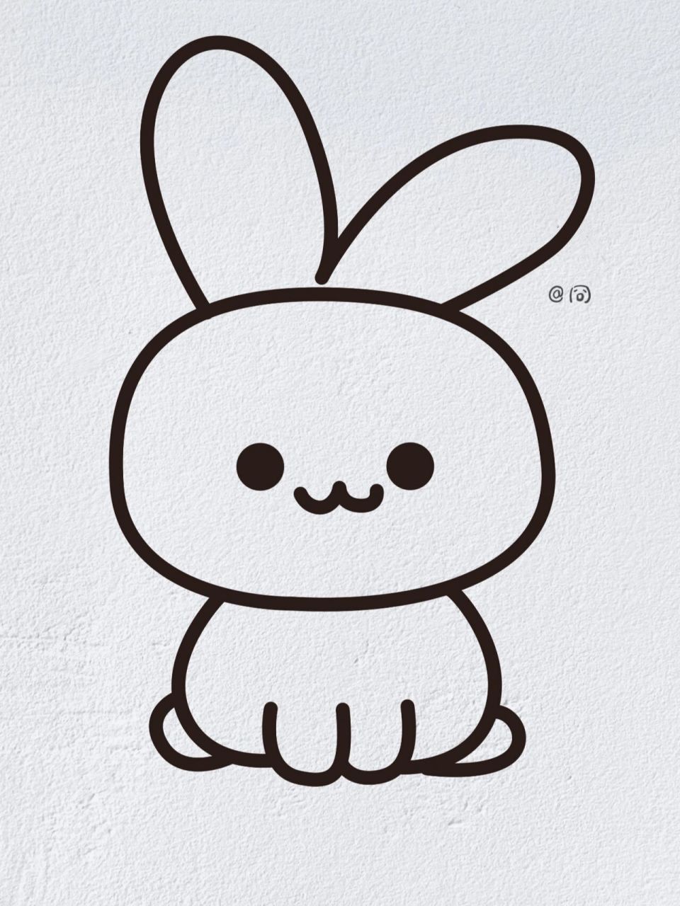 画兔子的简笔画简单图片