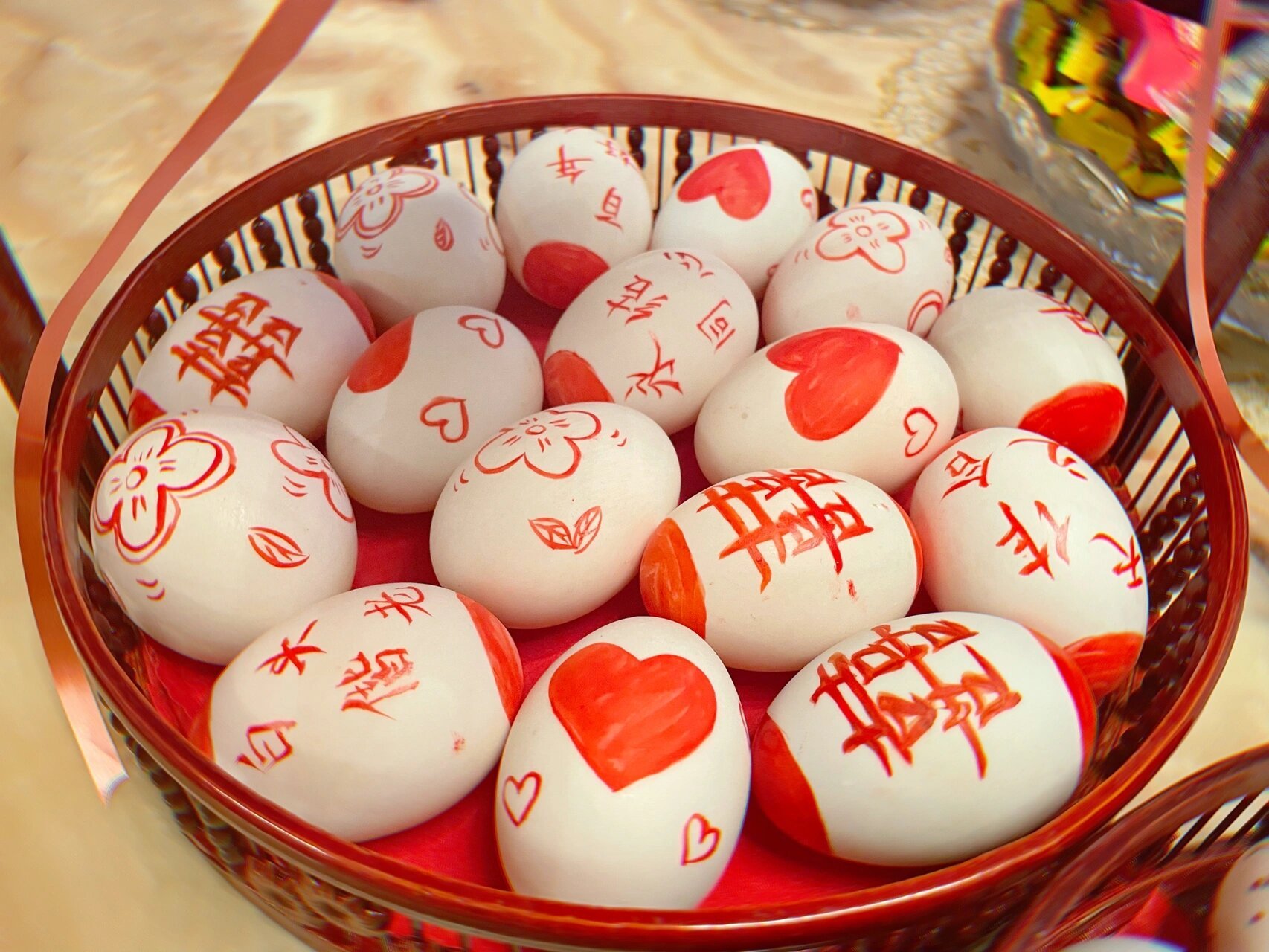 台州定婚习俗—花鸭蛋~ 订婚过去好久了,想起来当时家人说男方家过来