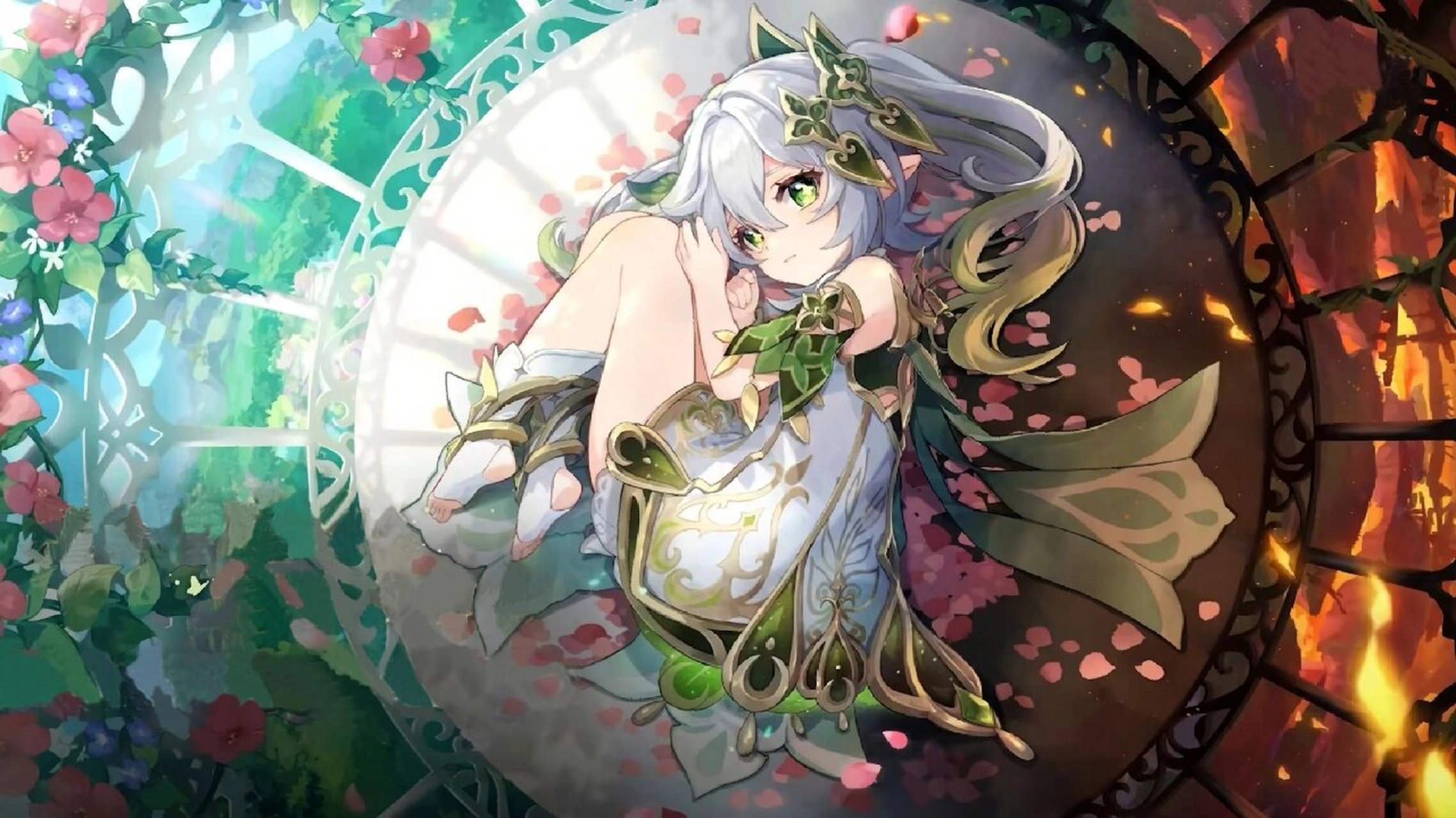 草神纳西妲横屏壁纸91长按自取 原神老婆～可可爱爱草神纳西妲的横