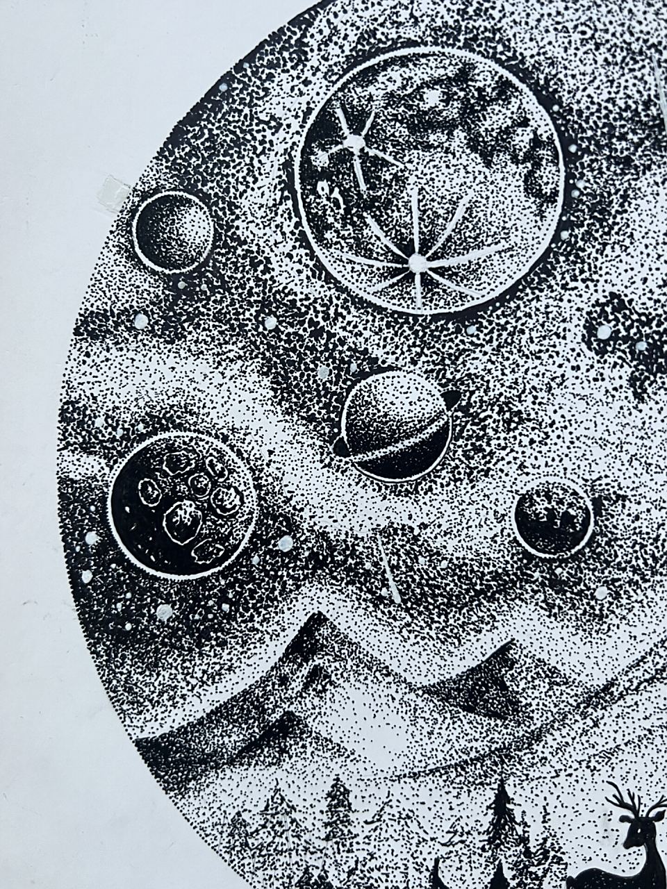 96平面构成(一)|点构成 平面构成作业