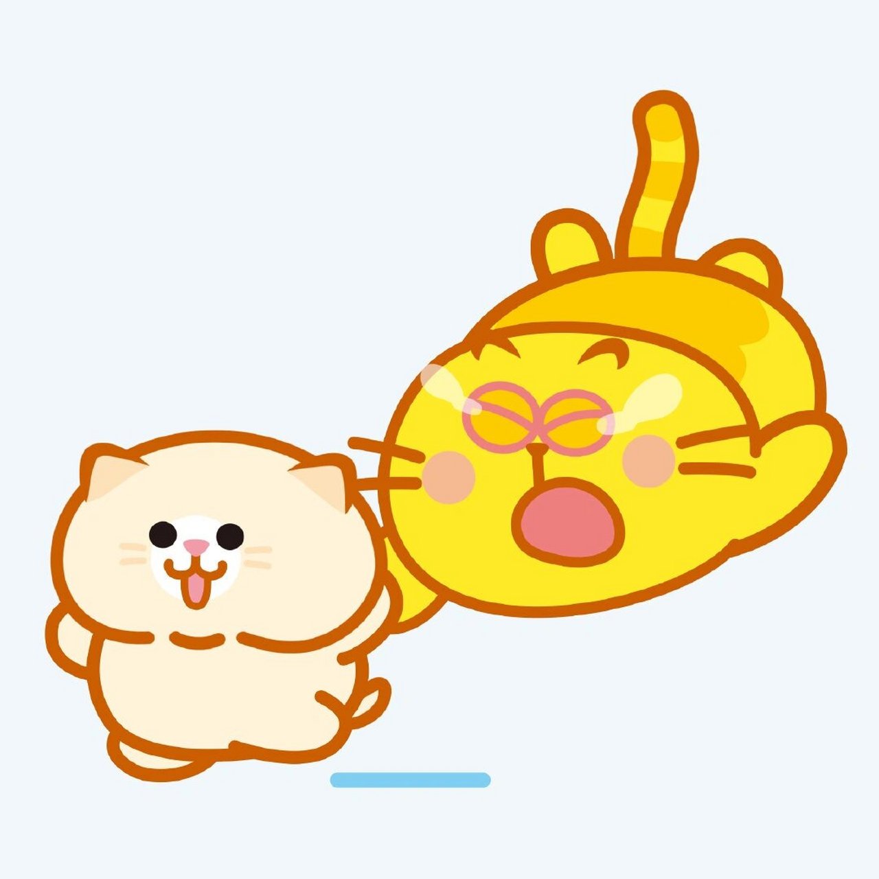 蛋黄猫可爱头像