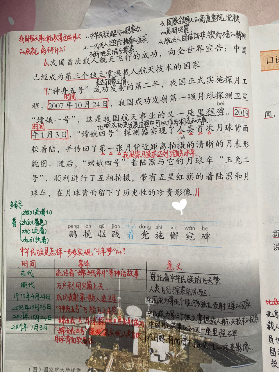 四下:《千年梦圆在今朝》 详细笔记 四下:《千年梦圆在今朝》 详细