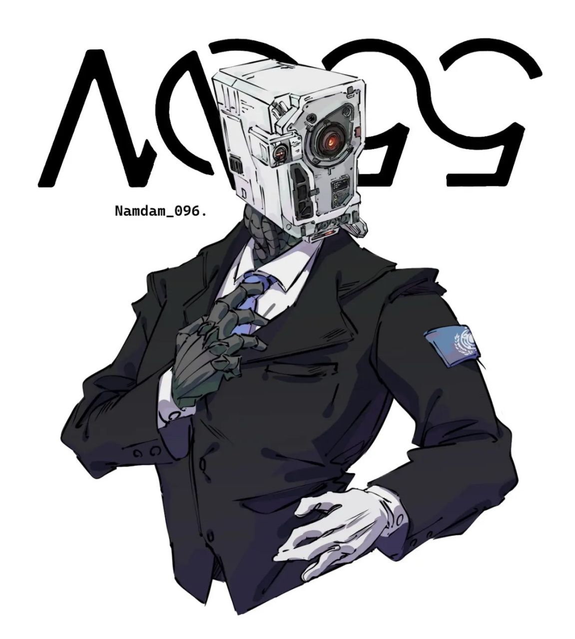 搬运推特大佬画的人形态moss010101 完美诠释我心中的腹黑霸道