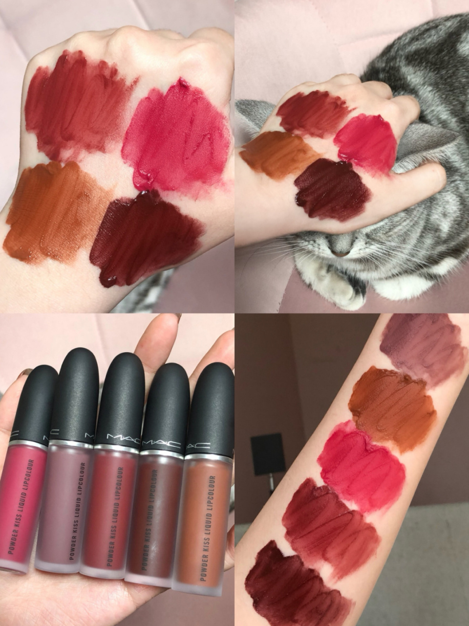 刚到滴呜呜呜调色大师mac上线了!先到了这七个颜色po给大家先康康!