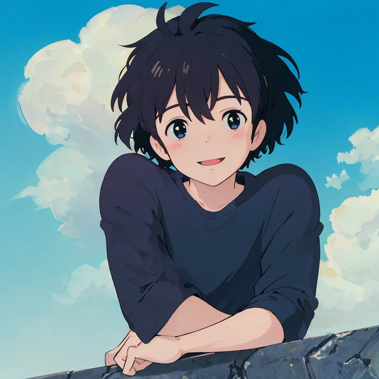 宫崎骏动漫男生头像|你曾是少年