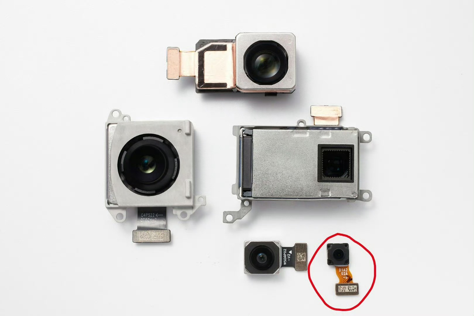 oppo find x8 ultra五摄拆解图,有多光谱摄像头