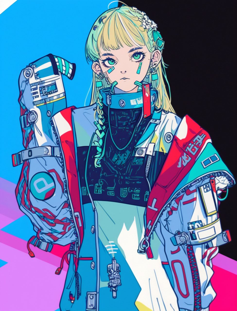 【平涂风】 带一点一些昭和年间日漫的感觉