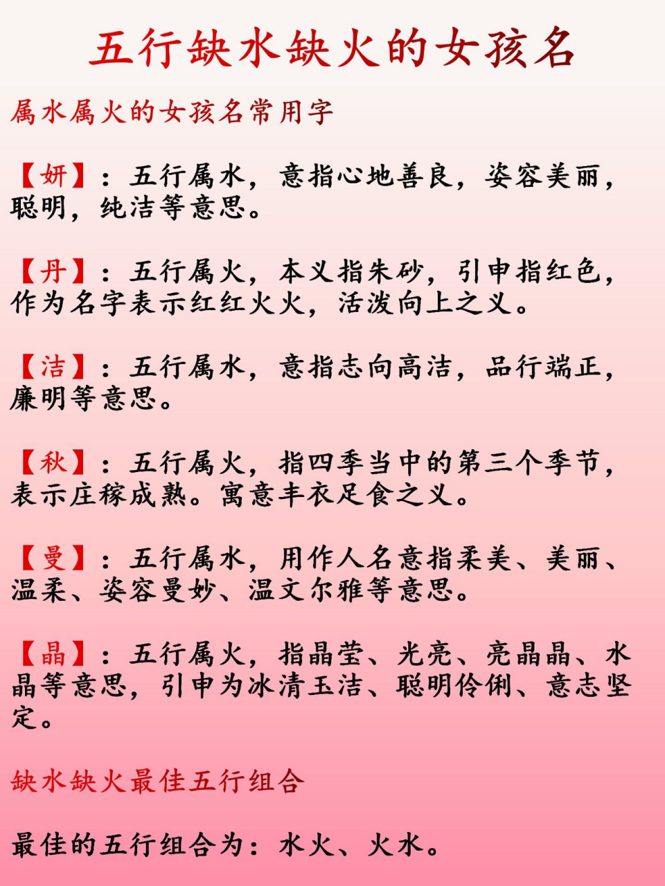 女孩名字图片