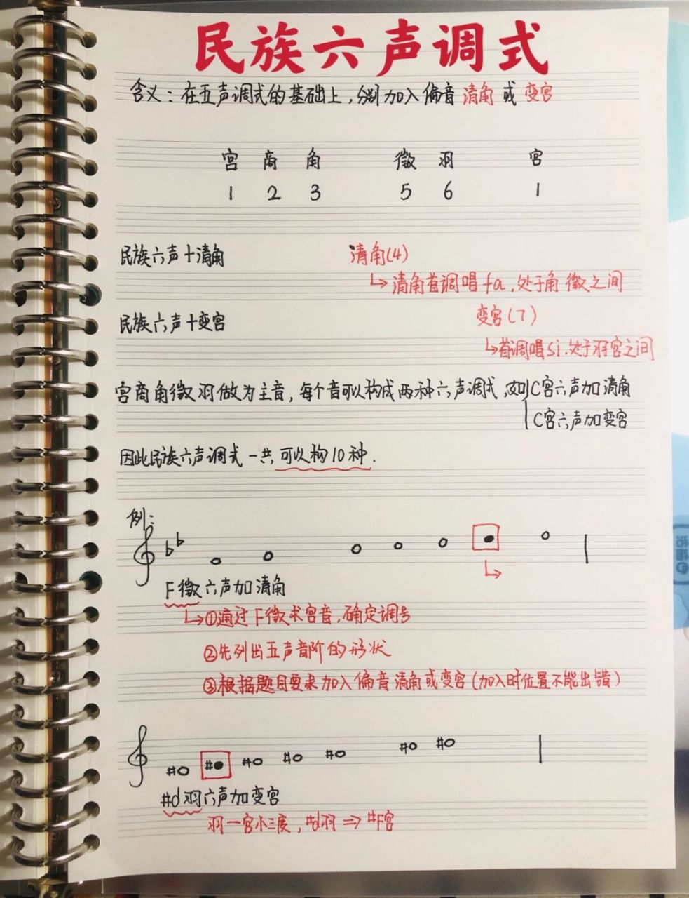 民族调式第三讲:民族六声调式 民族调式第三讲来啦[爱你] 想要更快的