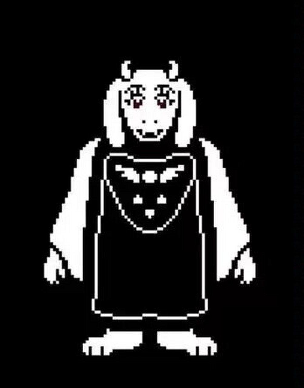 传说之下羊妈像素画