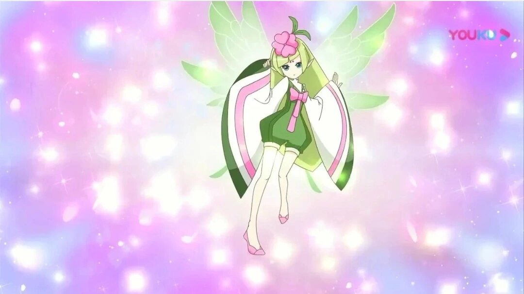 夹竹桃花精灵王绮丽初始,黑化,进化形态