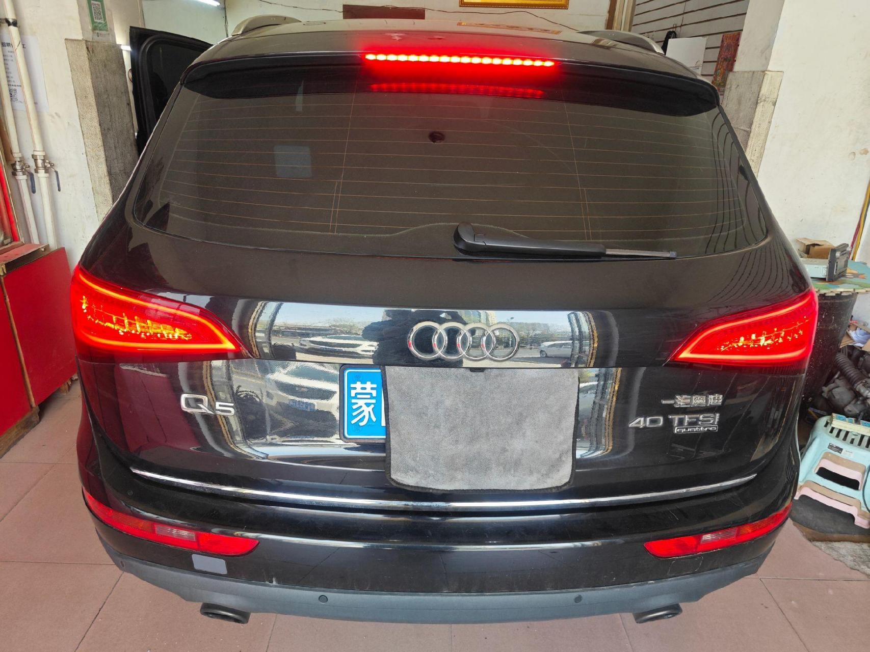 奥迪q5 后尾灯不亮 j393模块维修 问题解决