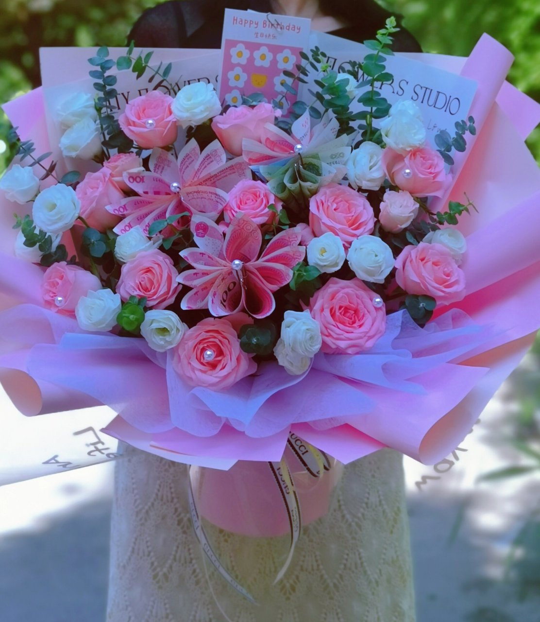 西安花店 1314有钱花花束