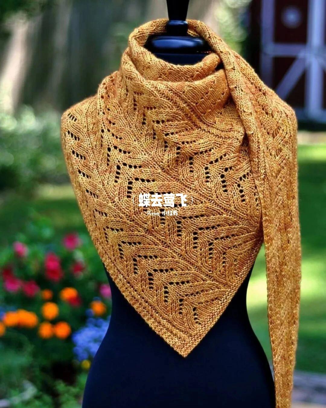 棒针手工编织 毛衣针织物花纹