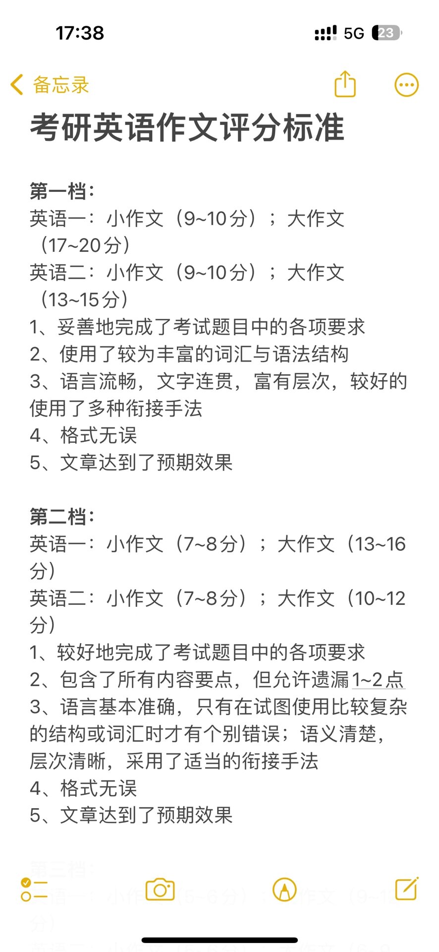 考研英语二题型及分值图片