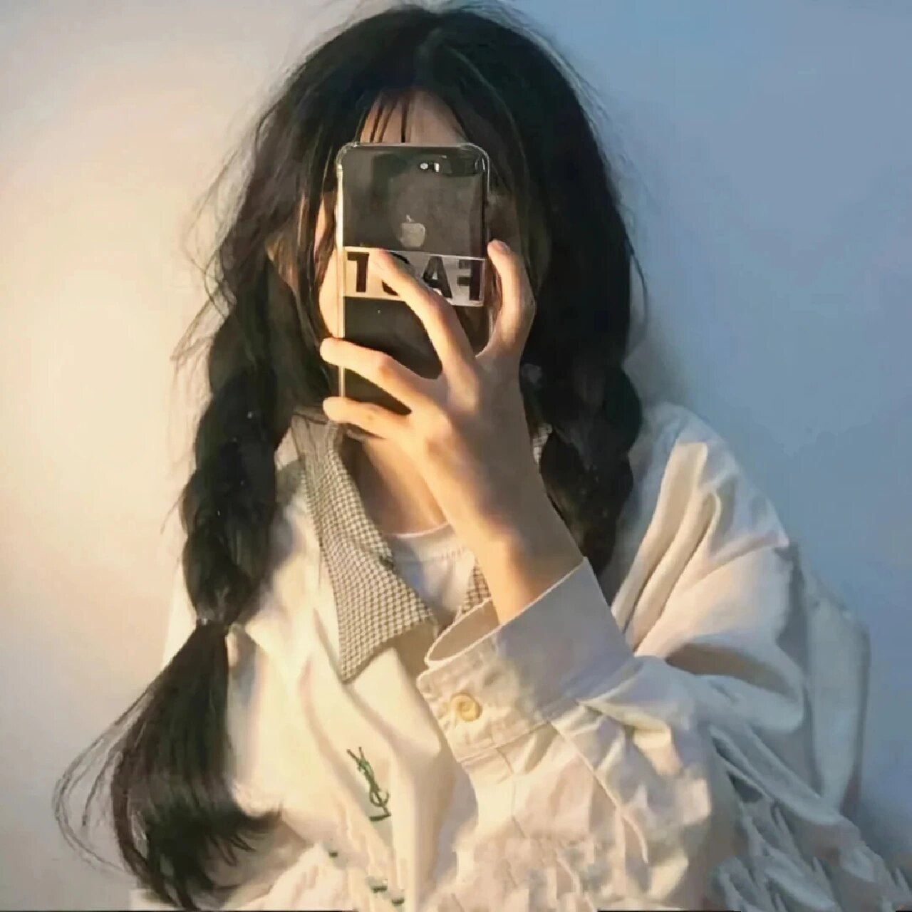 手机挡脸女生头像《第三弹