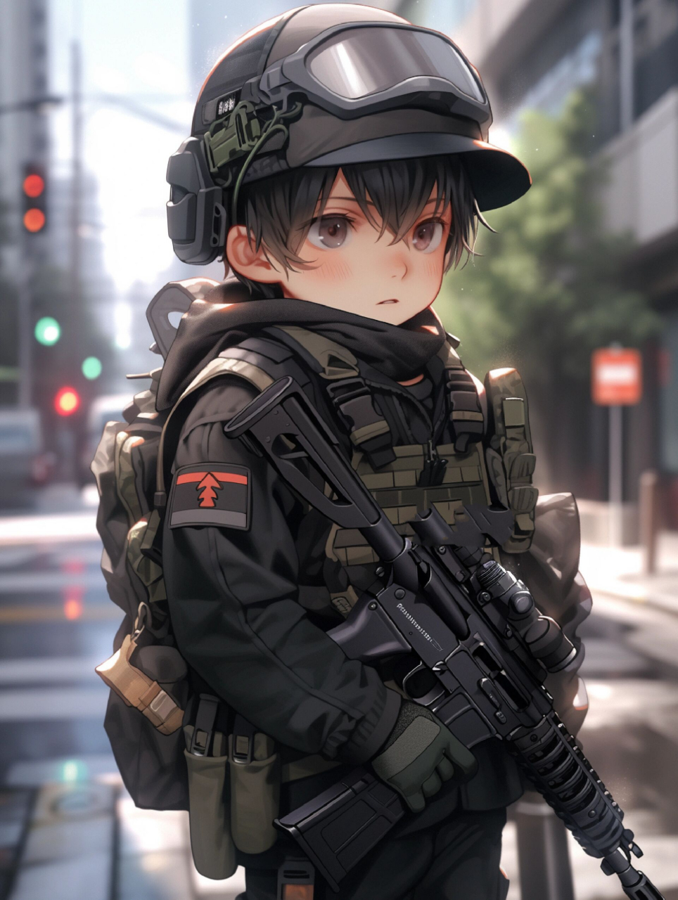 特警系列头像|帅萌特警出任务啦