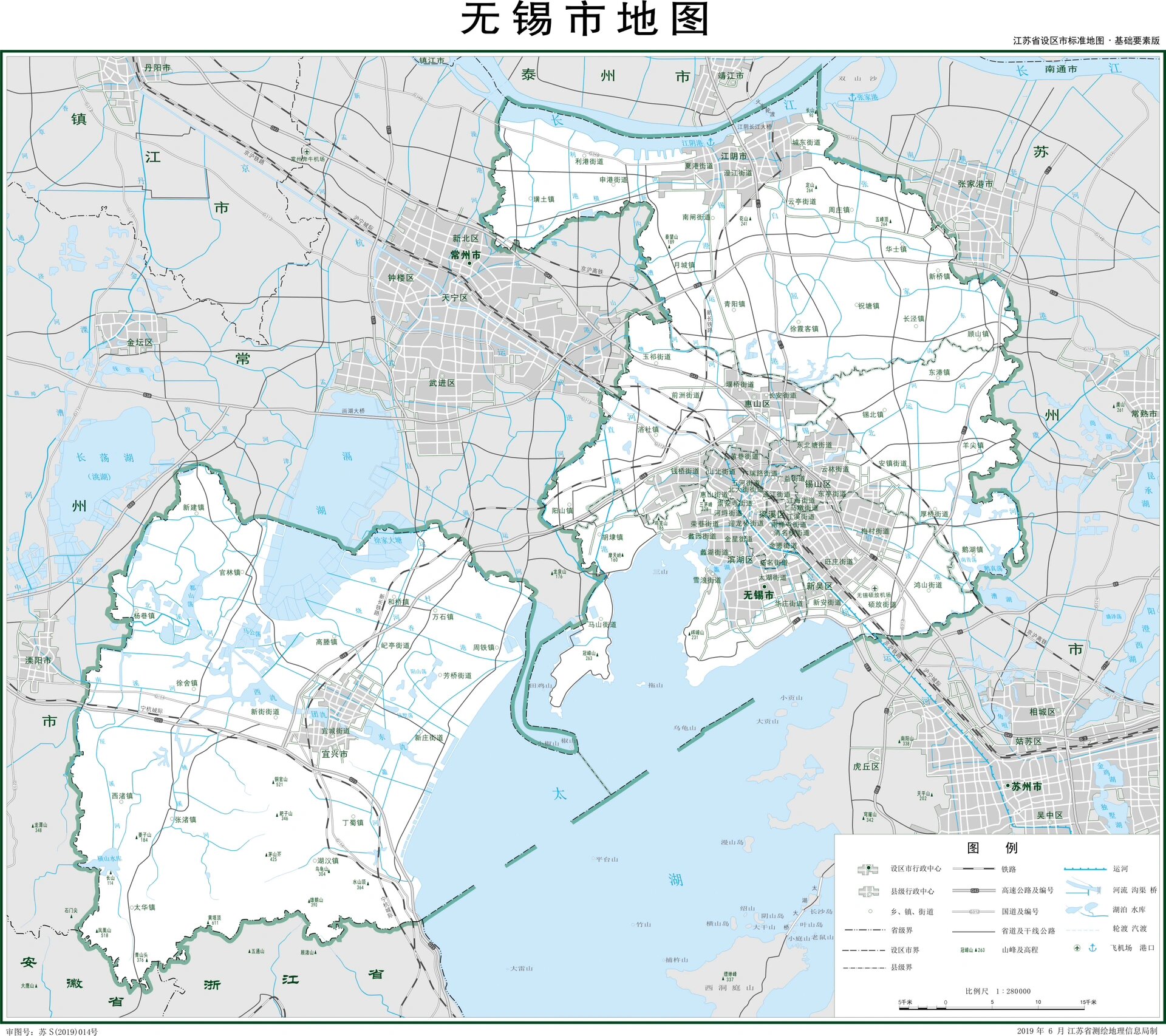 无锡市地图