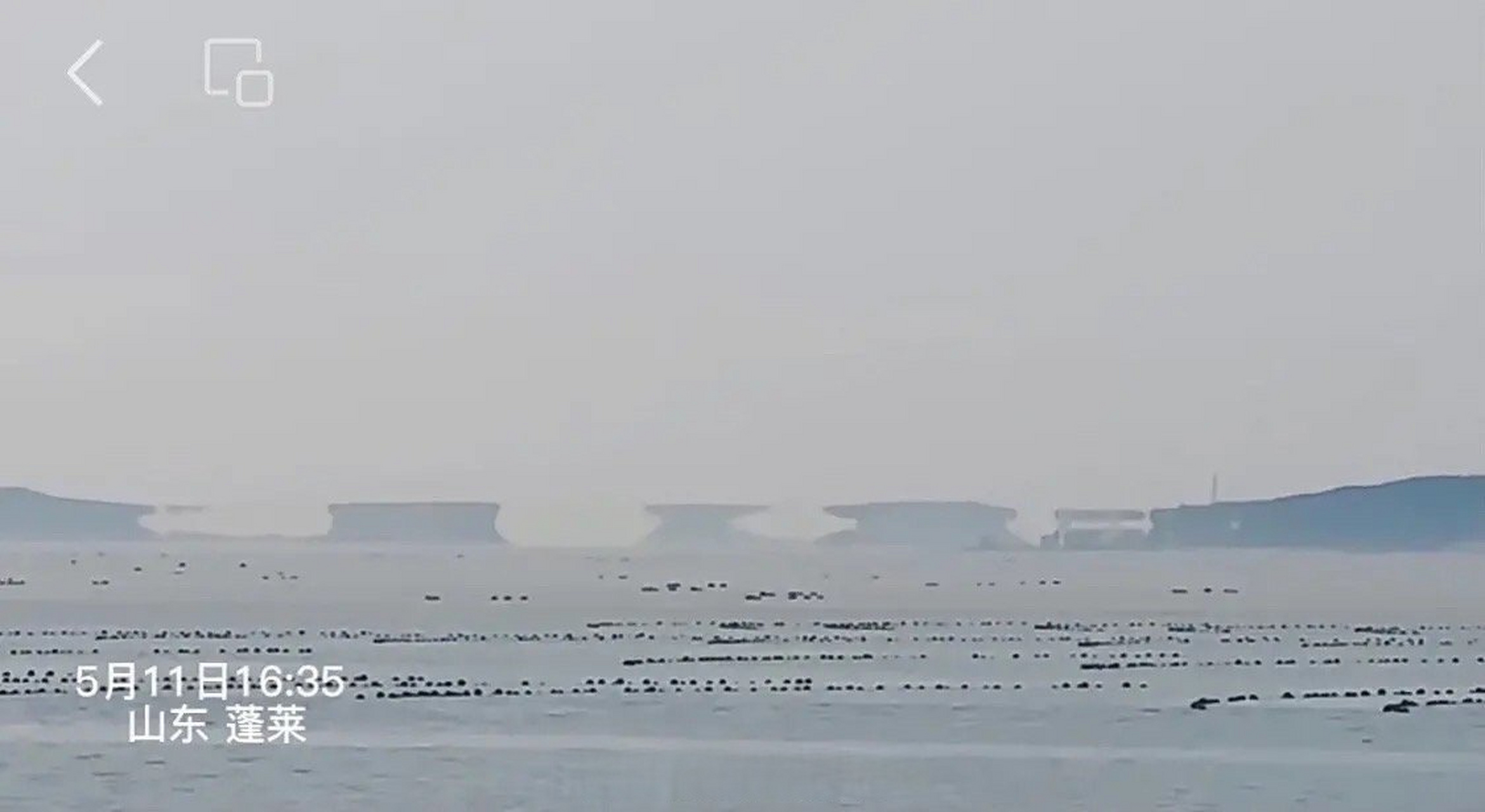 烟台蓬莱惊现海市蜃楼.蓬莱八仙过海景区惊现海市蜃楼奇观!