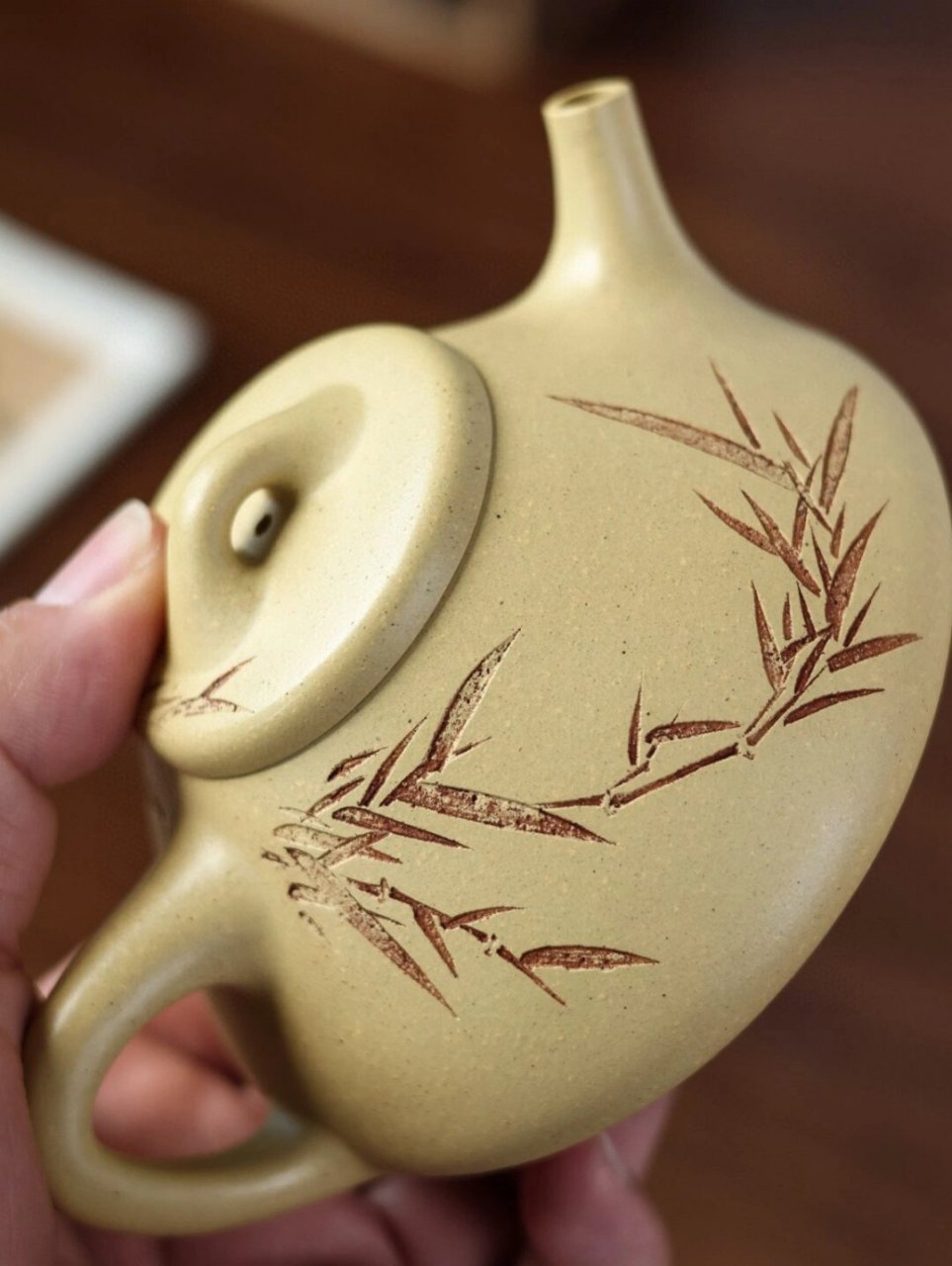 本绿刻绘石瓢 子冶石瓢 | 【半手工·手制·极品段泥·200cc实力派