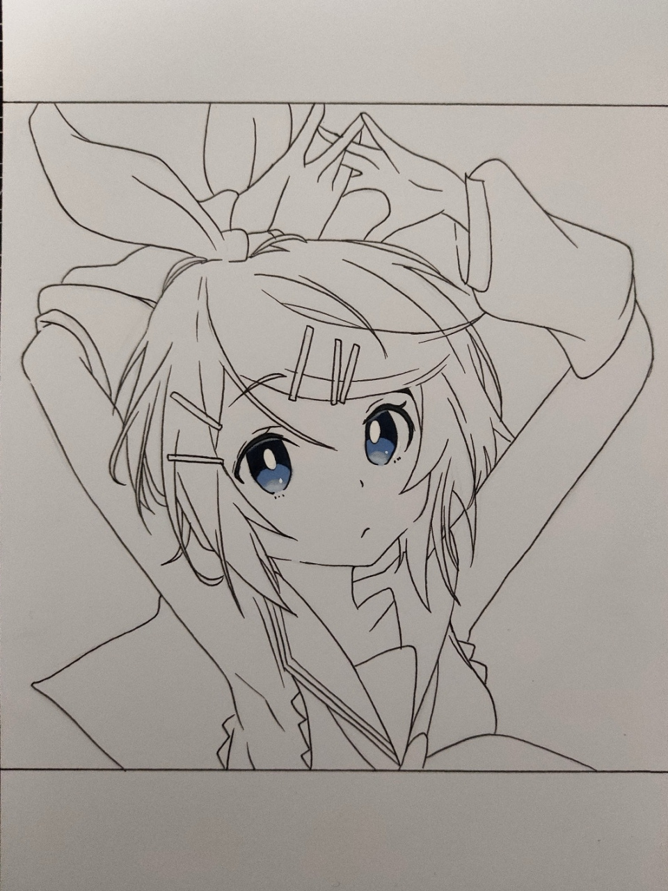 镜音铃 临摹 #镜音铃