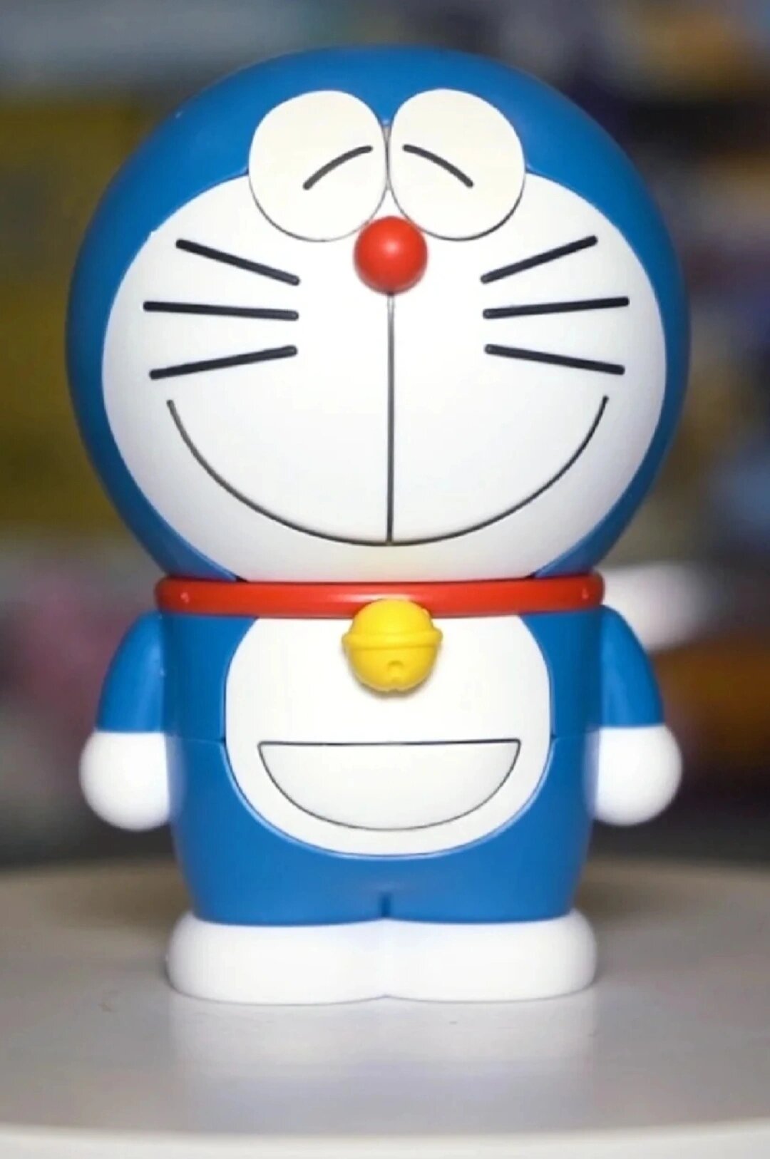 哆啦a梦机器猫石膏娃娃涂色参考图