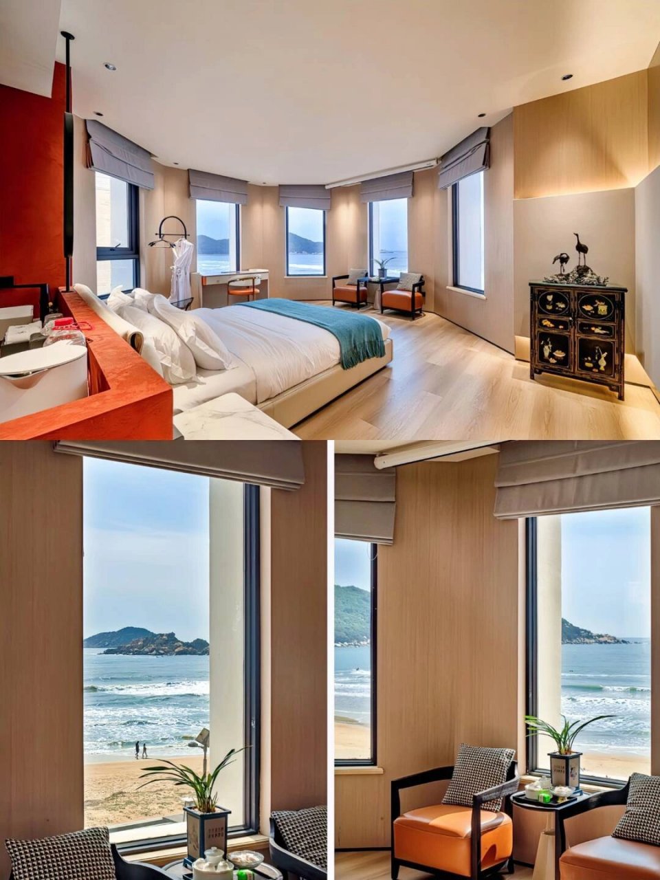 出门就是青澳湾沙滩的民宿!