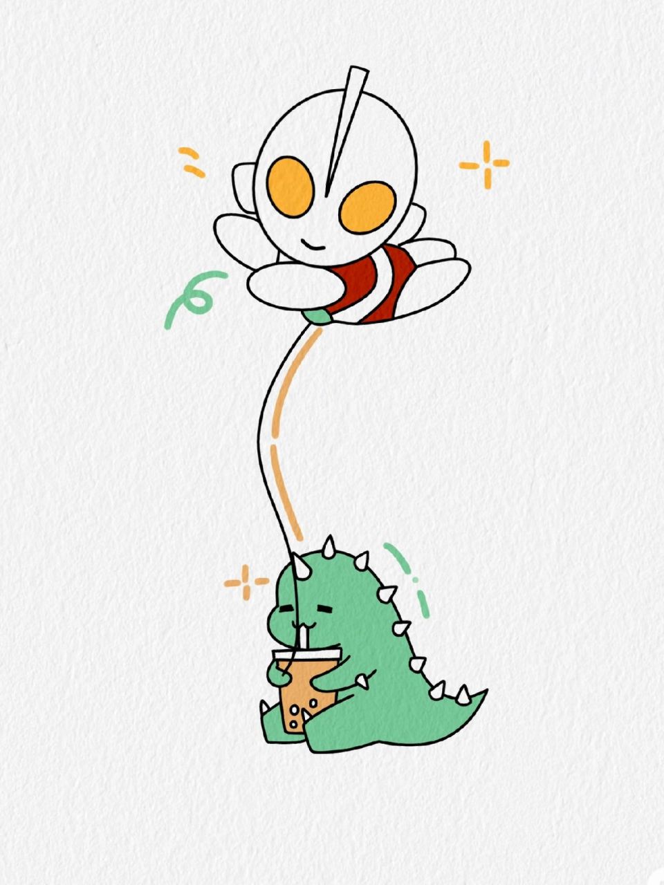 零基础画奥特曼|小怪兽90|超简单简笔画              我要紧紧的把