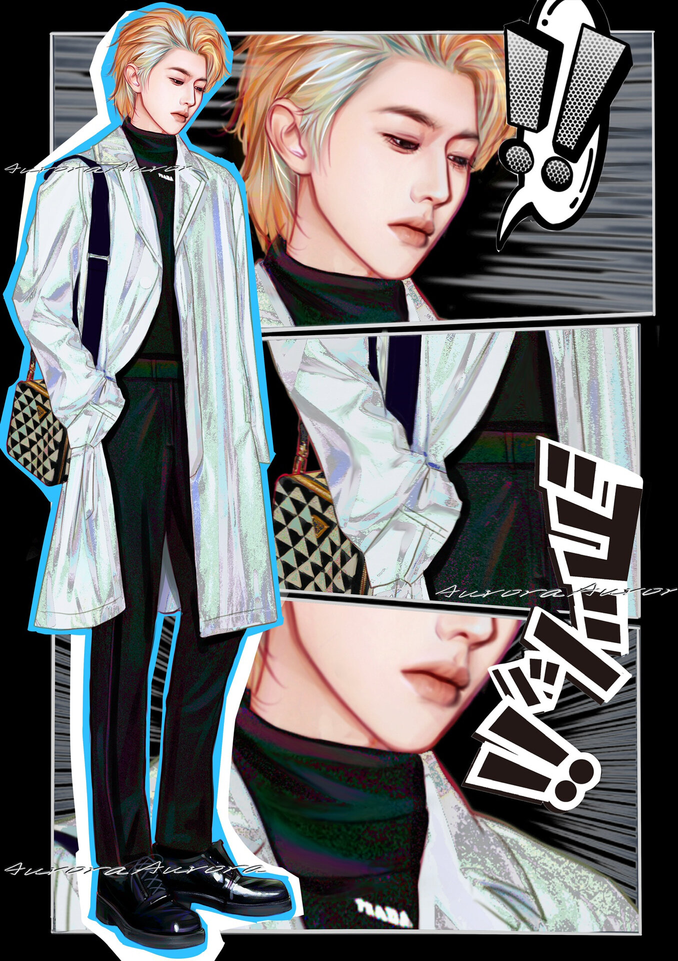 画的漫画 蔡徐坤