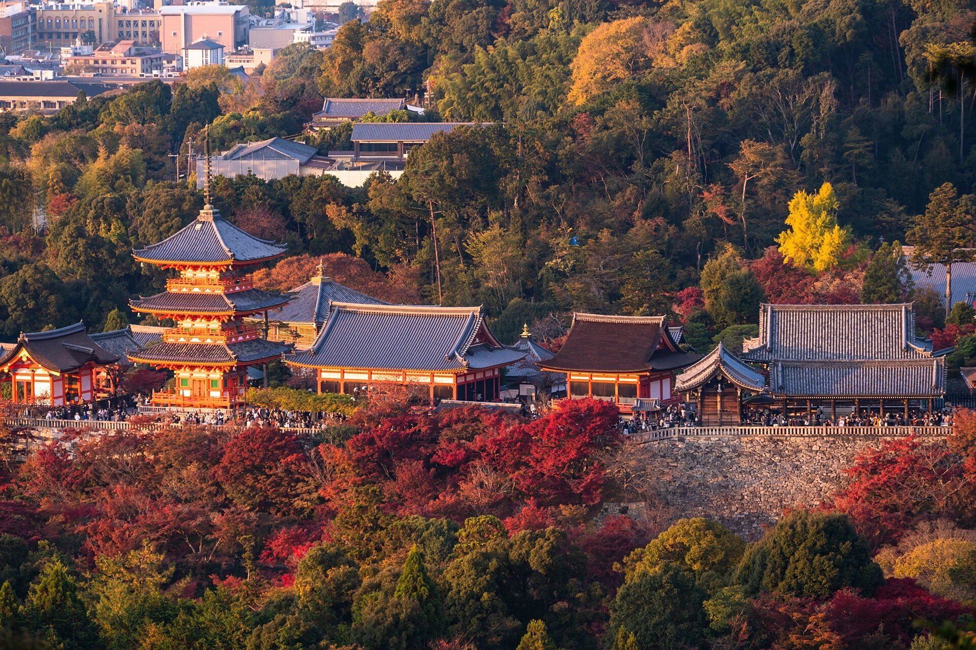 91京都红叶93必打卡:清水寺,京都最古老的寺 91京都红叶93必