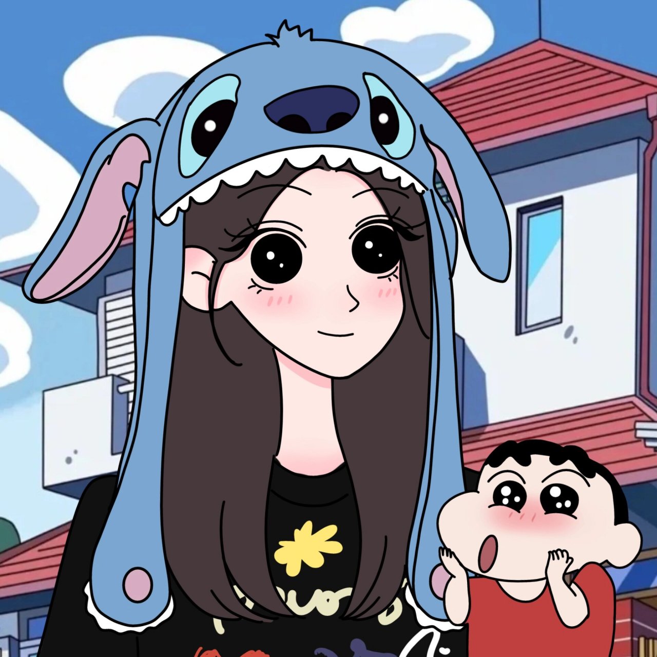 蜡笔小新娜娜子头像情侣头像 520