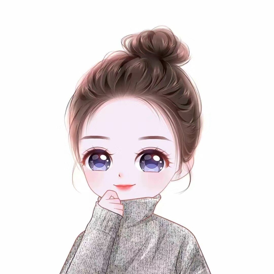 神明少女 闺蜜头像 手绘头像 动漫头像 圣诞节 生日礼物 微信头像