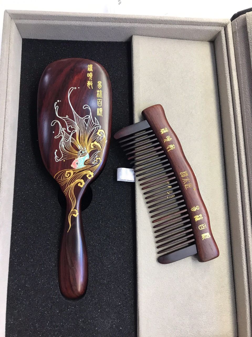 梳子刻字分享∽967815 谭木匠梳子