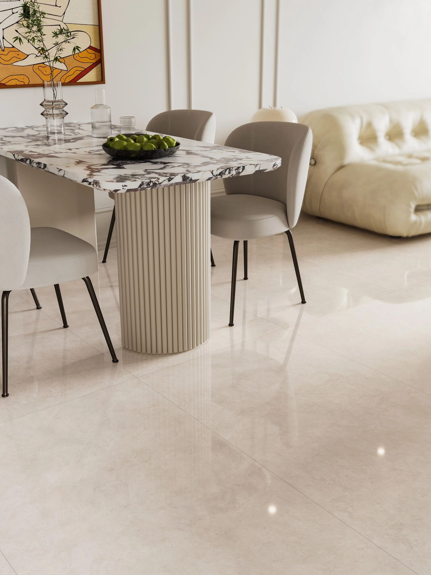 每天认识一款瓷砖  宝格丽米黄 gewj20175150s 产品类别	整砖 产品