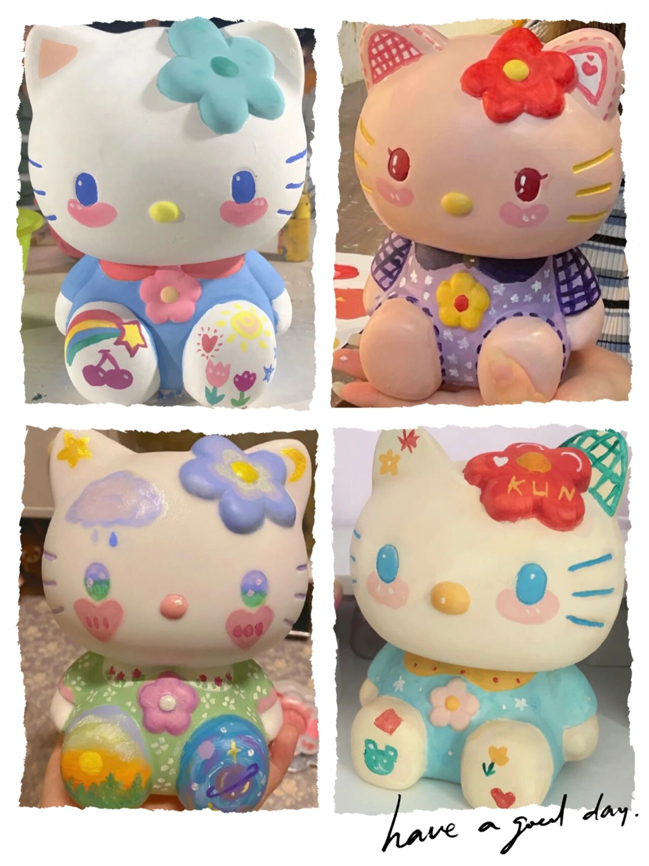 hellokitty石膏娃娃涂色合集 ②