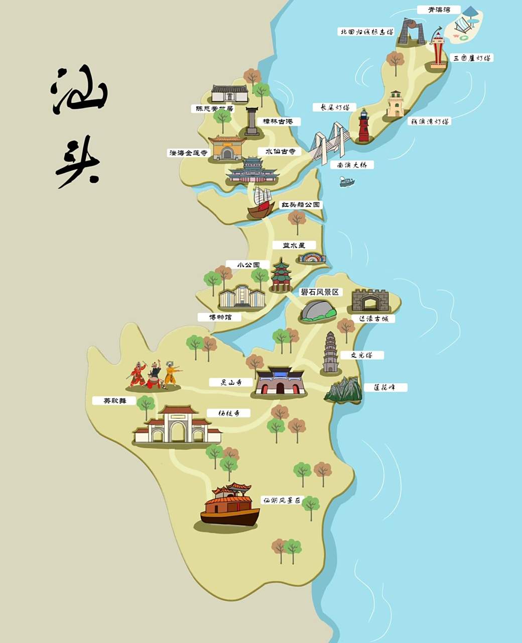 汕头地图 汕头地图