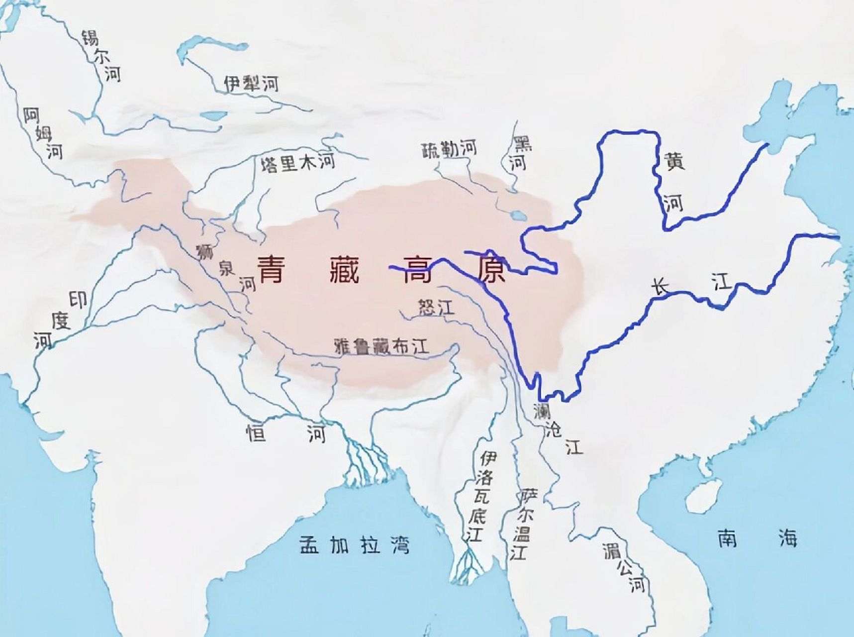 塔里木河流域地图 可惜不能放更多图片