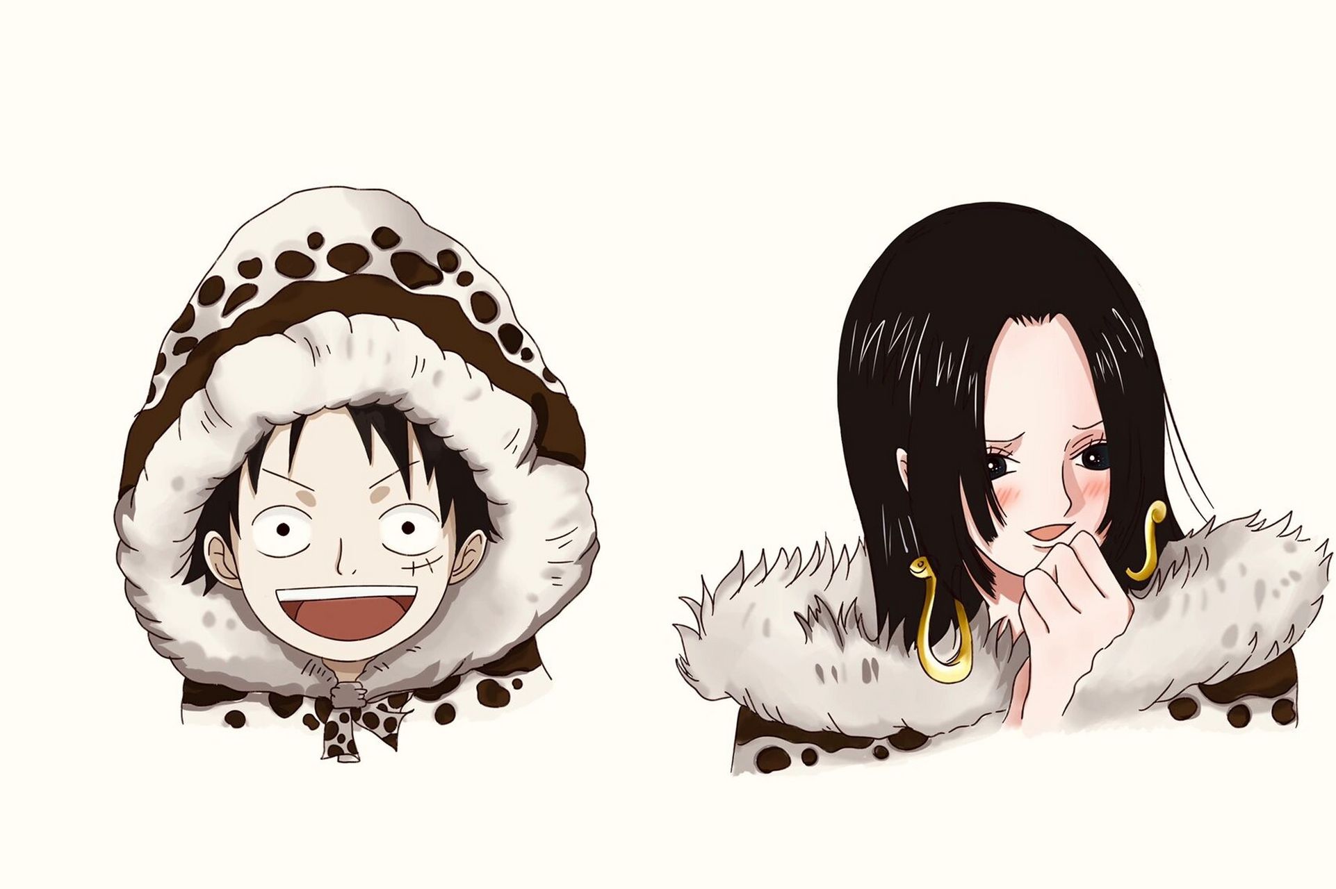 海贼王| 路飞 汉库克情头 热血少年漫没有爱情 但真的好喜欢女帝